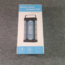 NON TOXIC OUTDOOR AND INDOOR ELECTRIC SHOCK MOSQUITO KILLER BUG ZAPPER - BLACK - Like New