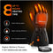 WASOTO HEATED GLOVES 7.4V BATTERY 22.2WH RECHARGEABLE SKI GLOVES - XXL - BLACK - Like New