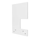 DEFLECTO MOUNTING SAFETY BARRIER SIDE PASS THRU, 23.75" X 31.75" 2 UNITS/CARTON - Brand New