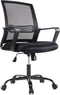 SMUG SMUGDESK ERGONOMIC MID BACK BREATHABLE MESH SWIVEL DESK CHAIR - BLACK Like New