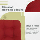 ARLEE CHAIR CUSHIONS FOR DINING CHAIRS, SET OF 2 - MEMORY FOAM - BURGUNDY RED - Like New