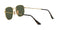 Ray-Ban RB3548N Hexagonal Flat Lens G-15 Green RB3548N-001/80 ARISTA GOLD - Like New