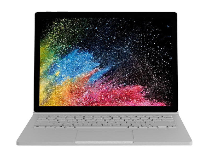 For Parts: Microsoft Surface Book 2 13.5" i5-7300U 8 256GB SSD PLATINUM CRACKED SCREEN