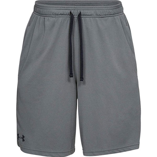 UNDER ARMOUR MEN'S TECH MESH SHORTS - SIZE: MEN M - PITCH GRAY BLACK - Brand New