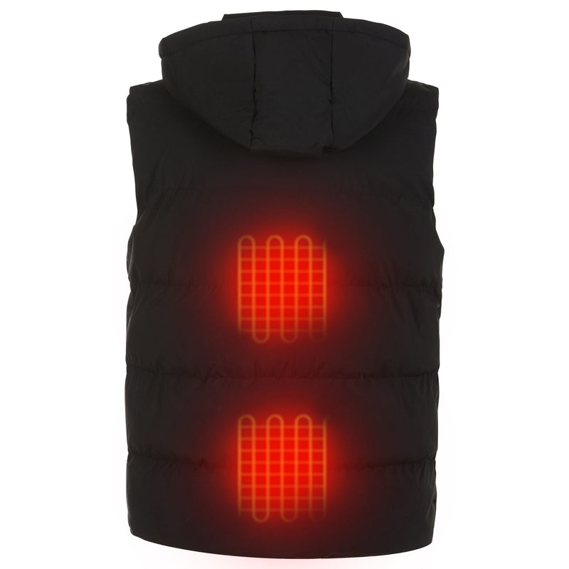 HELIOS PAFFUTO HEATED VEST – UNISEX - SIZE: S - BLACK - Like New