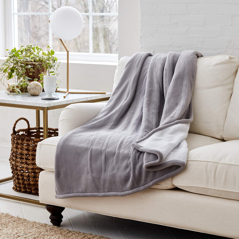 Eddie Bauer | Smart Heated Electric Throw Blanket (2.4 GHz) - - Scratch & Dent