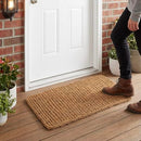 Kempf Dragon Weave Coco Coir Doormat 22" x 36" Hand-Twisted Interwoven Fibers - Brand New