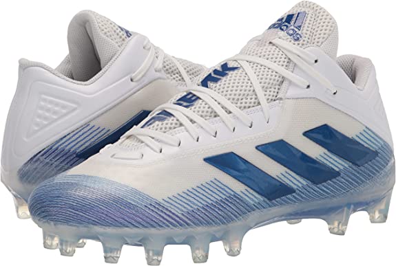 EH2232 Adidas Men's Freak Carbon Football Cleats White/Royal Size 9 Like New