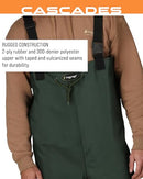 FROGG TOGGS Cascades 2-ply Poly/Rubber Waterproof Bootfoot Wader, Size 10 - Brand New