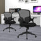 SMUG ERGONOMIC DESK CHAIR MESH OFFICE CHAIR MID BACK SWIVEL TASK CHAIR BLACK - Like New