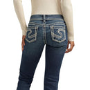 SILVER JEANS WOMEN'S SUKI MID RISE CURVY BOOTCUT JEANS WOMEN 34X32 INDIGO - Like New