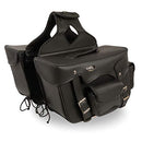 Milwaukee Leather SH66602 Zip-Off Double Pocket Motorcycle Saddlebags One Size - Brand New