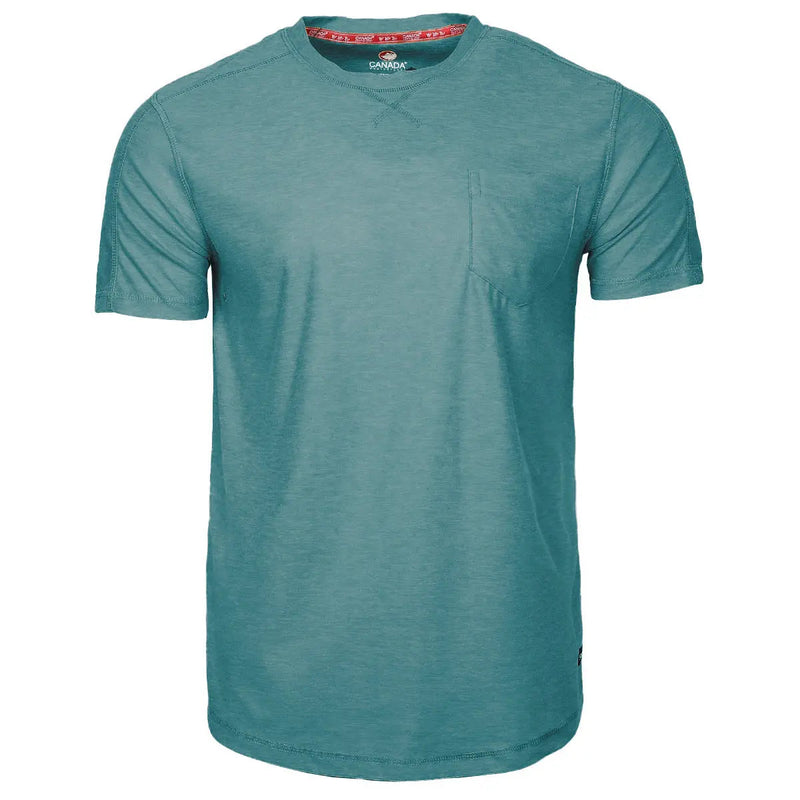 CANADA WEATHER GEAR MEN'S SUPREME SOFT TWO TONE CREW - SIZE: MEN L - TWILIGHT - Brand New