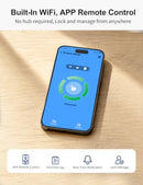 Philips WiFi Smart Retrofit Lock, Update Your Existing Deadbolt, 2nd Gen, Silver - Like New