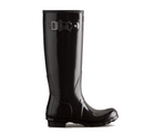 WFT1000RGL Hunter Women's Original Tall Gloss Pull On Rain Boot Black Size 9 - Like New