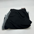 JUMP START JUMPSTART BLACK SILVER STRIPES BASKETBALL SHORT - L - BLACK/ SILVER - Brand New
