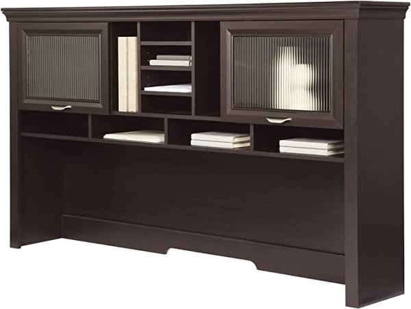 Realspace Magellan Performance 71"W Hutch for L-Shape Desk 956643 - Espresso - Like New