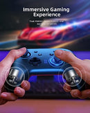 FORTY4 WIRELESS GAMING CONTROLLER GAME CONTROLLER PC WINDOWS 7/8/10/11 - BLACK - Like New
