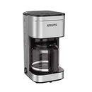 KRUPS NEWER MODEL DRIP COFFEE MAKER, 10-CUP - SILVER - Like New