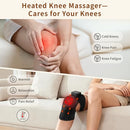 NEKTECK KNEE MASSAGER WITH HEAT - CORDLESS HEATED KNEE BRACE WITH VIBRATION - Like New