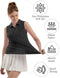 FKEEP WOMEN'S SLEEVELESS POLO GOLF TENNIS SHIRT TANK DARK GRAY - SIZE M - Brand New