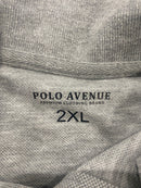 POLO AVENUE POLO SHIRT - SIZE: MEN 2XL - GRAY - Brand New
