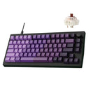 LEMOKEY X4 QMK Wired Mechanical 75% Layout South-Facing Red Backlit STP - Purple - Like New