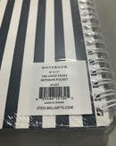 STEEL MILL AND CO STEEL MILL & CO CUTE TEAL MINI SPIRAL NOTEBOOK - BLACK/WHITE - Brand New
