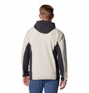 COLUMBIA MEN'S OUTDOOR TRACKS HOODED FULL ZIP II DARK STONE/SHARK 2XL - Brand New