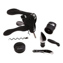 Rabbit 6-Piece Wine Opener Tool Kit Black - Like New