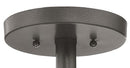 Minka Lavery 4107-172 Parsons Studio Semi-Flush 3-Light 180 Watts - Smoked Iron - Brand New