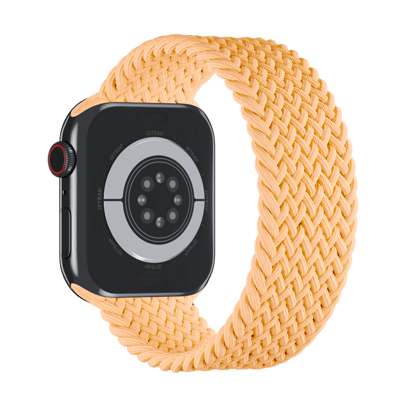 APPLE WATCH 41MM BRAIDED SOLO LOOP ML3C3AM/A - SIZE 2 - MAIZE - Like New