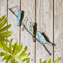 Eangee Home Design Birds On A Wire Sea Blue 29 Length 1 Width 6 Height - Brand New