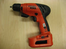 BLACK & DECKER VERSAPAK 7.2V 3/8" CORDLESS DRILL/DRIVER TOOL ONLY - ORANGE/BLACK - Like New