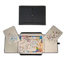 MARY MAXIM PORTABLE JIGSAW PUZZLE BOARD MAT ORGANIZER STORAGE1500 PIECES - BLACK - Brand New