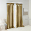 MADISON PARK NATALIE SOLID POLYESTER DARKENING TWISTED TAB - BRONZE - Like New