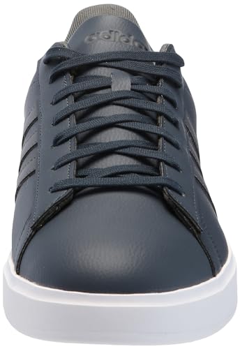 Adidas Men's Grand Court 2.0 Tennis Shoes Aurora Ink/Gray/White Size 10.5 - Like New