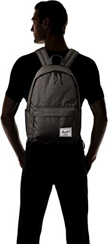 10492-02090 Herschel Classic Backpack XL 30.0L - Black CROSSHATCH - Like New