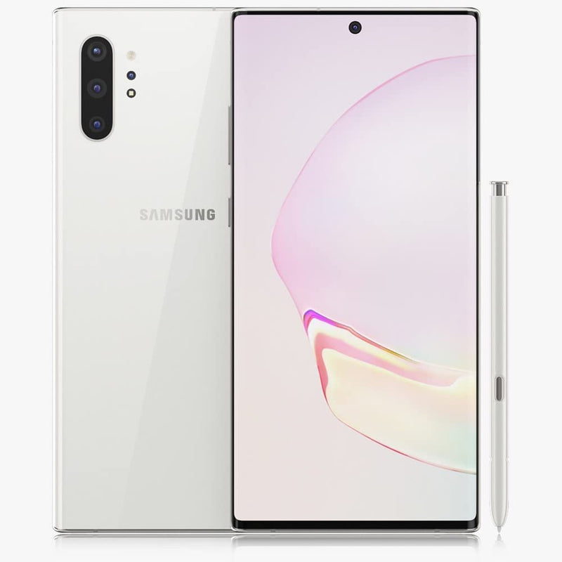 For Parts: SAMSUNG GALAXY NOTE 10+ 256GB UNLOCKED - AURA WHITE PHYSICAL DAMAGE