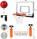 SUPER JOY Mini Basketball Hoop Over The Door Wall Mounted Basketball Hoop Set - Like New