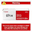 CANON GENUINE 071 BLACK TONER CARTRIDGE HIGH CAPACITY - BLACK - Brand New