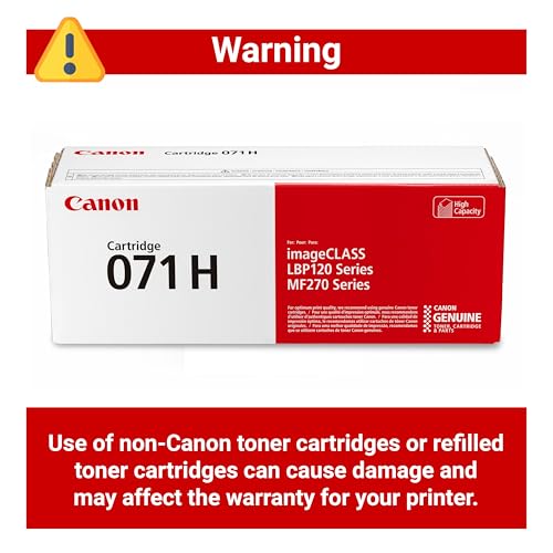 CANON GENUINE 071 BLACK TONER CARTRIDGE HIGH CAPACITY - BLACK - Brand New