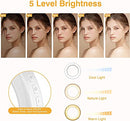 GENERIC SELFIE RING LIGHT FOR PHONE, 3 COLOR OPTIONS, 3 BRIGHTNESS XJ-34 - WHITE - Like New