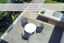 FBTS Prime Outdoor Seat Cushions Set of 2 Patio Chair Cushions with Ties - Brand New