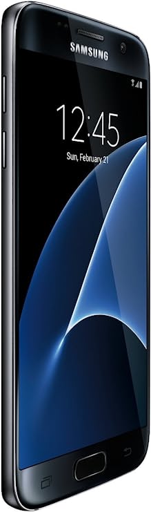 For Parts: SAMSUNG GALAXY S7 32GB AT&T SM-G930A BLACK - CRACKED SCREEN/LCD