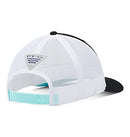COLUMBIA UNISEX PFG FISH FLAG MESH SNAP BACK - BLACK/WHITE - Brand New