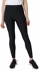 EDDIE BAUER WOMEN'S MIDWEIGHT HIGH RISE TRAIL TIGHT LEGGINGS BLACK M - Brand New
