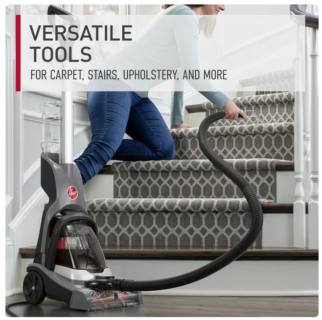 Hoover PowerDash Pet Advanced Compact Carpet Cleaner Machine FH55010 GRAY/BLACK - Like New