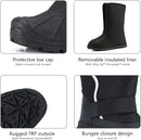 MORENDL MEN'S SNOW BOOTS FOR WINTER WATERPROOF COLD-WEATHER - SIZE: 11 - BLACK - Like New
