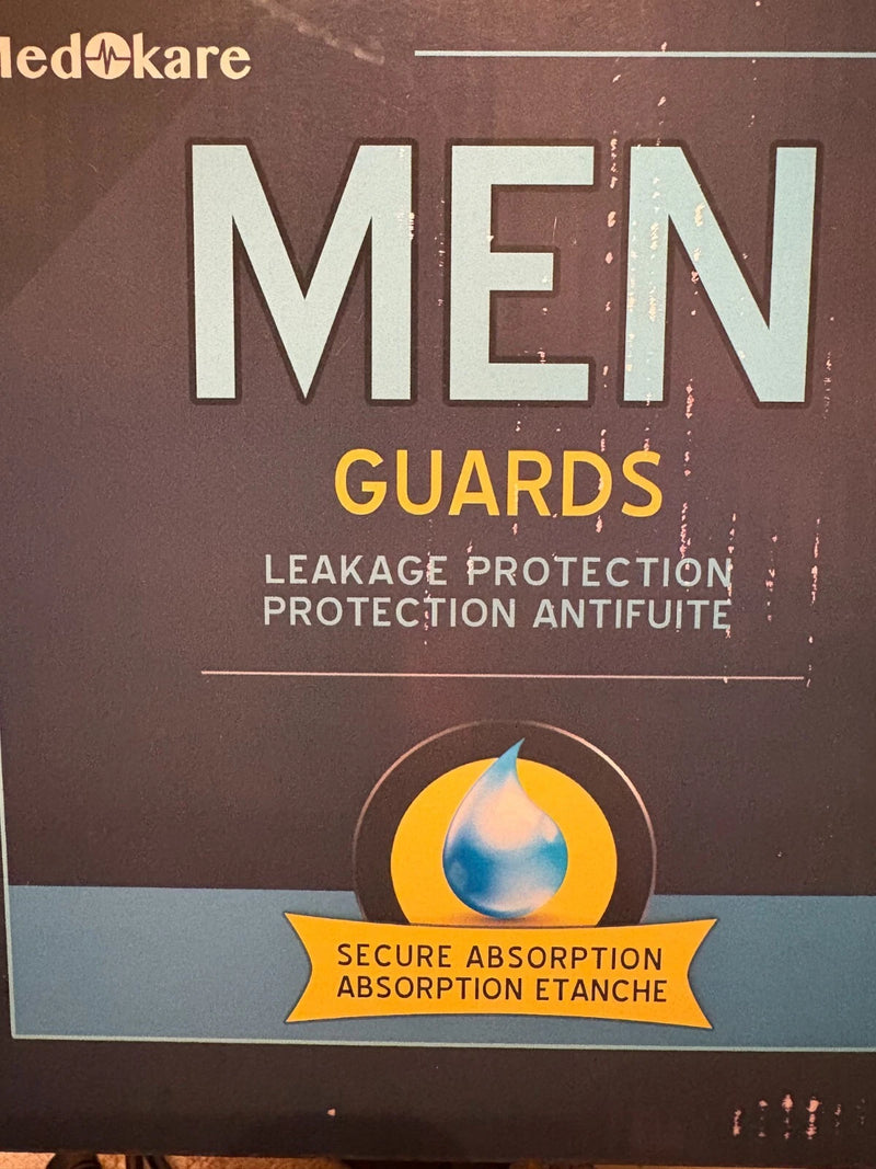 MEDOKARE MED KARE MEN GUARDS 48 COUNT MAXIMUN PROTECTION FOR LARGER SURGES - Brand New
